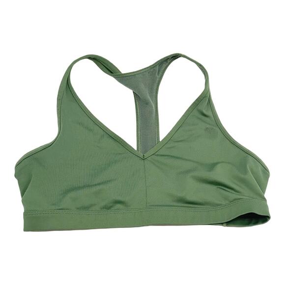 Victoria’s Secret Victoria Sport Green T-Back Medium Support Sports Bra Sz Med - Picture 1 of 8